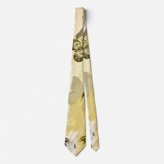 Schmetterlingsmuster 10 krawatte (Vorderseite)