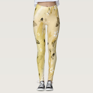 Schmetterlingsmuster 10 leggings