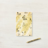 Schmetterlingsmuster 10 post-it klebezettel (Auf Schreibtisch)