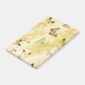 Schmetterlingsmuster 10 post-it klebezettel (angewinkelt)