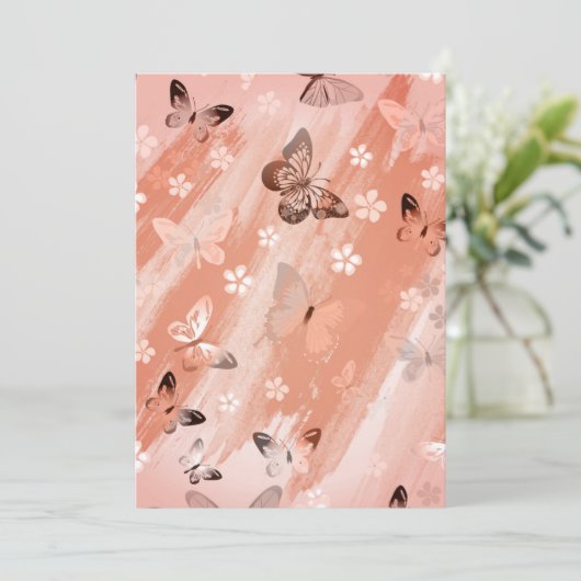 Schmetterlingsmuster 11 karte (Stehend Vorderseite)