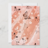 Schmetterlingsmuster 11 karte (Rückseite)