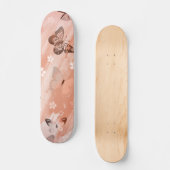 Schmetterlingsmuster 11 skateboard (Vorderseite)