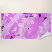 Schmetterlingsmuster 12 strandtuch (Vorderseite)