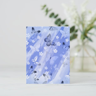 Schmetterlingsmuster 13 postkarte