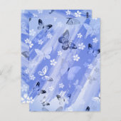 Schmetterlingsmuster 13 postkarte (Vorne/Hinten)