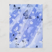 Schmetterlingsmuster 13 postkarte (Vorderseite)