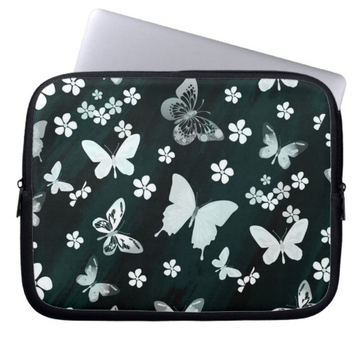 Schmetterlingsmuster 14 laptopschutzhülle (Vorderseite)