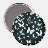Schmetterlingsmuster 14 magnet (Vorderseite/Rückseite)