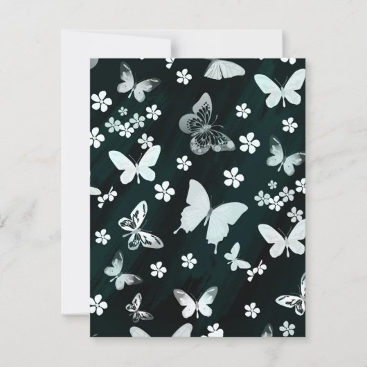 Schmetterlingsmuster 14 mitteilungskarte (Vorderseite)