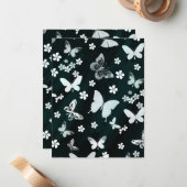 Schmetterlingsmuster 14 mitteilungskarte (Vorderseite/Rückseite Beispiel)