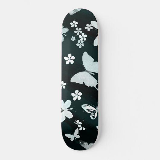 Schmetterlingsmuster 14 skateboard (Vorderseite)