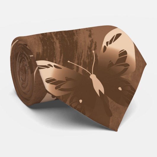 Schmetterlingsmuster 15 krawatte (Gerollt)