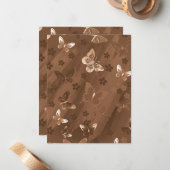 Schmetterlingsmuster 15 mitteilungskarte (Vorderseite/Rückseite Beispiel)