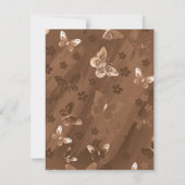 Schmetterlingsmuster 15 mitteilungskarte (Rückseite)