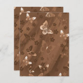 Schmetterlingsmuster 15 mitteilungskarte (Vorne/Hinten)