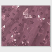 Schmetterlingsmuster 16 geschenkpapier (Flach)