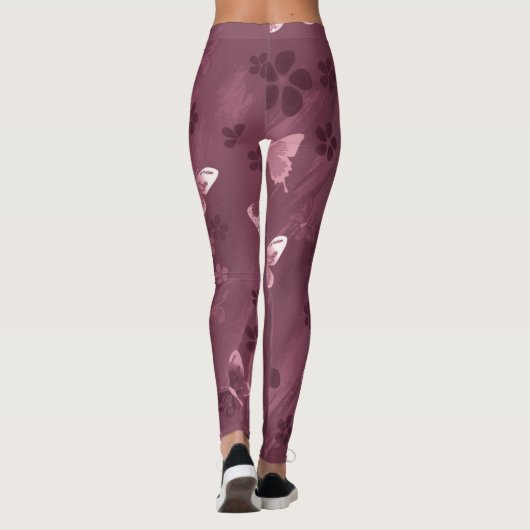 Schmetterlingsmuster 16 leggings (Rückseite)