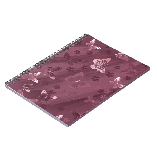 Schmetterlingsmuster 16 notizblock (Linke Seite)