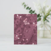 Schmetterlingsmuster 16 postkarte (Stehend Vorderseite)