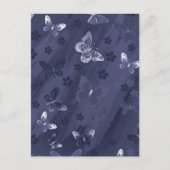 Schmetterlingsmuster 17 feiertagspostkarte (Vorderseite)