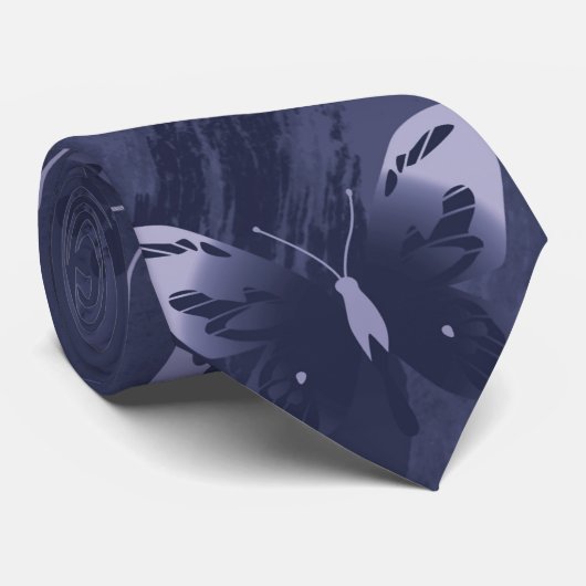 Schmetterlingsmuster 17 krawatte (Gerollt)