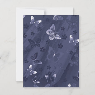 Schmetterlingsmuster 17 mitteilungskarte
