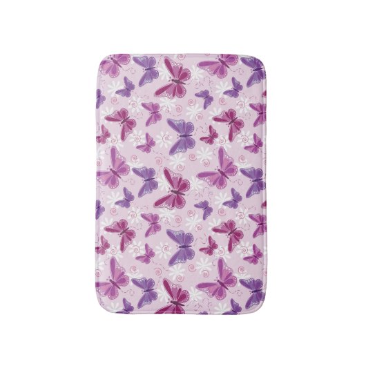 Schmetterlingsmuster 2 badematte (Vorderseite Vertikal)