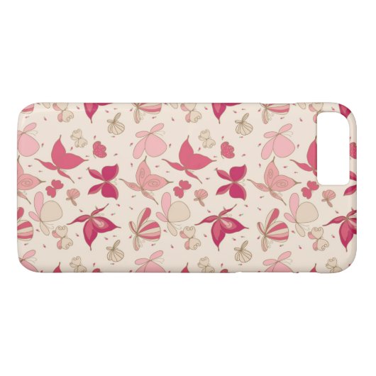 Schmetterlingsmuster 2 Case-Mate iPhone hülle (Rückseite (Horizontal))