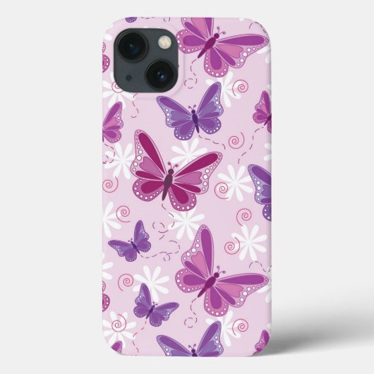 Schmetterlingsmuster 2 Case-Mate iPhone hülle (Rückseite)