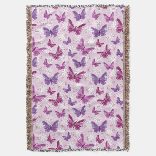 Schmetterlingsmuster 2 decke (Vorderseite Vertikal)