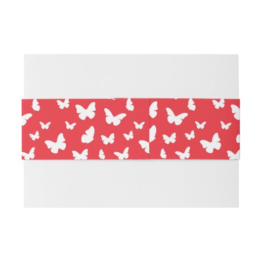 Schmetterlingsmuster 2 einladungsbanderole (Rückseitenbeispiel)