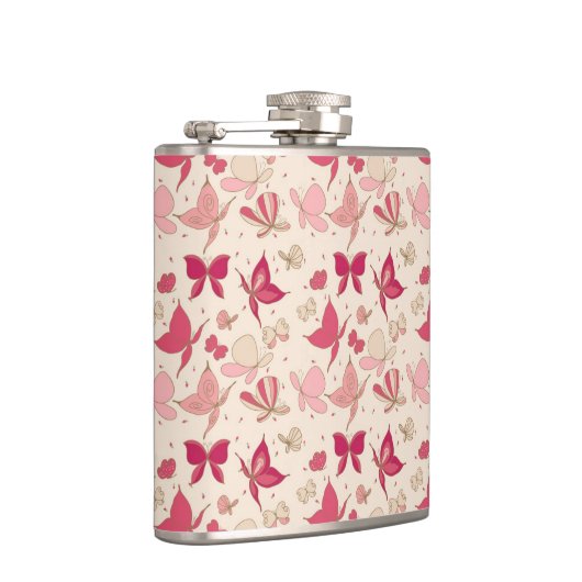 Schmetterlingsmuster 2 flachmann (Rechts)