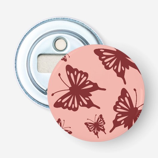 Schmetterlingsmuster 2 flaschenöffner (Vorderseite)