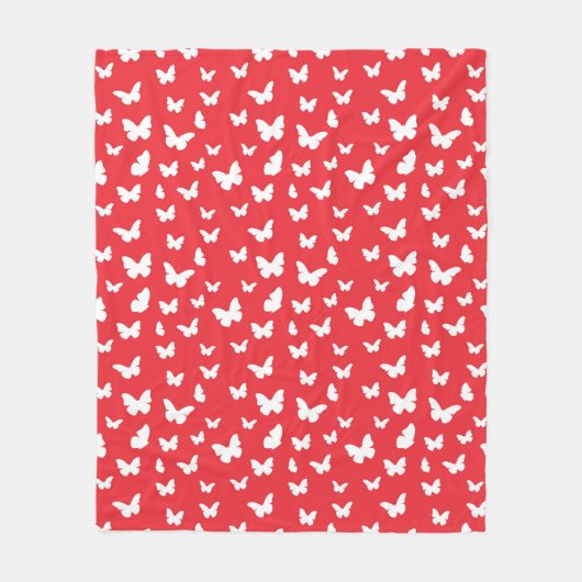 Schmetterlingsmuster 2 fleecedecke (Vorderseite)