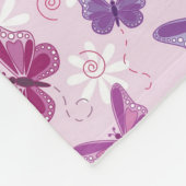 Schmetterlingsmuster 2 fleecedecke (Ecke)