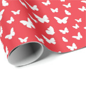 Schmetterlingsmuster 2 geschenkpapier (Rolleneckpunkt)