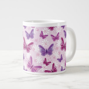 Schmetterlingsmuster 2 Jumbo-Tasse
