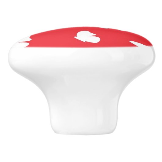 Schmetterlingsmuster 2 keramikknauf (Seitenansicht)