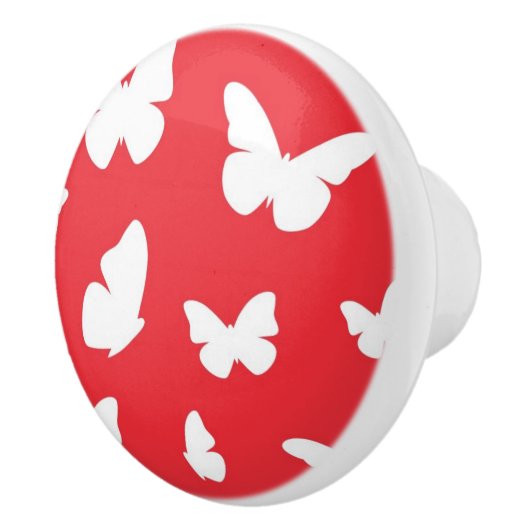Schmetterlingsmuster 2 keramikknauf (Rechts)