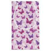 Schmetterlingsmuster 2 kleine geschenktüte (Rückseite)