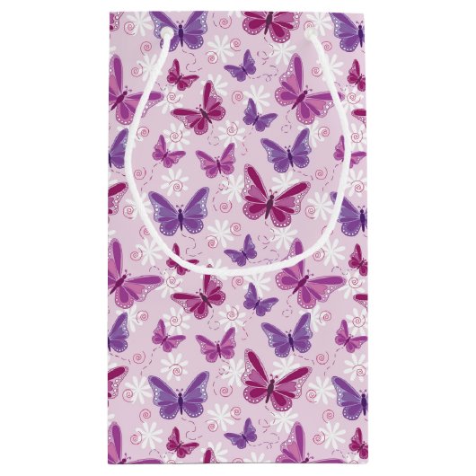 Schmetterlingsmuster 2 kleine geschenktüte (Rückseite)