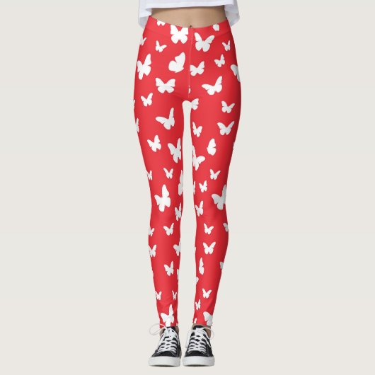 Schmetterlingsmuster 2 leggings (Vorderseite)
