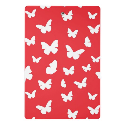 Schmetterlingsmuster 2 mini klemmbrett (Rückseite)