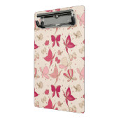 Schmetterlingsmuster 2 mini klemmbrett (Gewinkelt2)