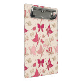 Schmetterlingsmuster 2 mini klemmbrett (Schrägansicht)