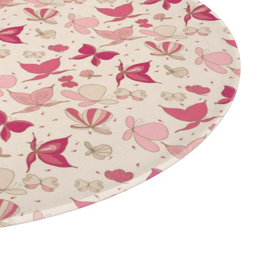 Schmetterlingsmuster 2 schneidebrett (Ecke)