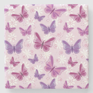 Schmetterlingsmuster 2 steinuntersetzer