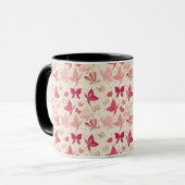 Schmetterlingsmuster 2 tasse (Vorderseite Links)