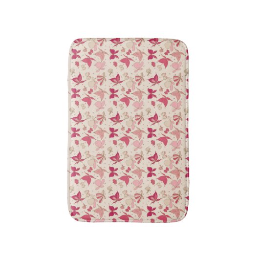 Schmetterlingsmuster 3 badematte (Vorderseite Vertikal)